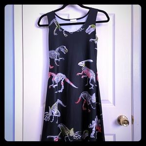 🎉 2/$20 🎉 CowCow Dinosaur Skater Mini Dress